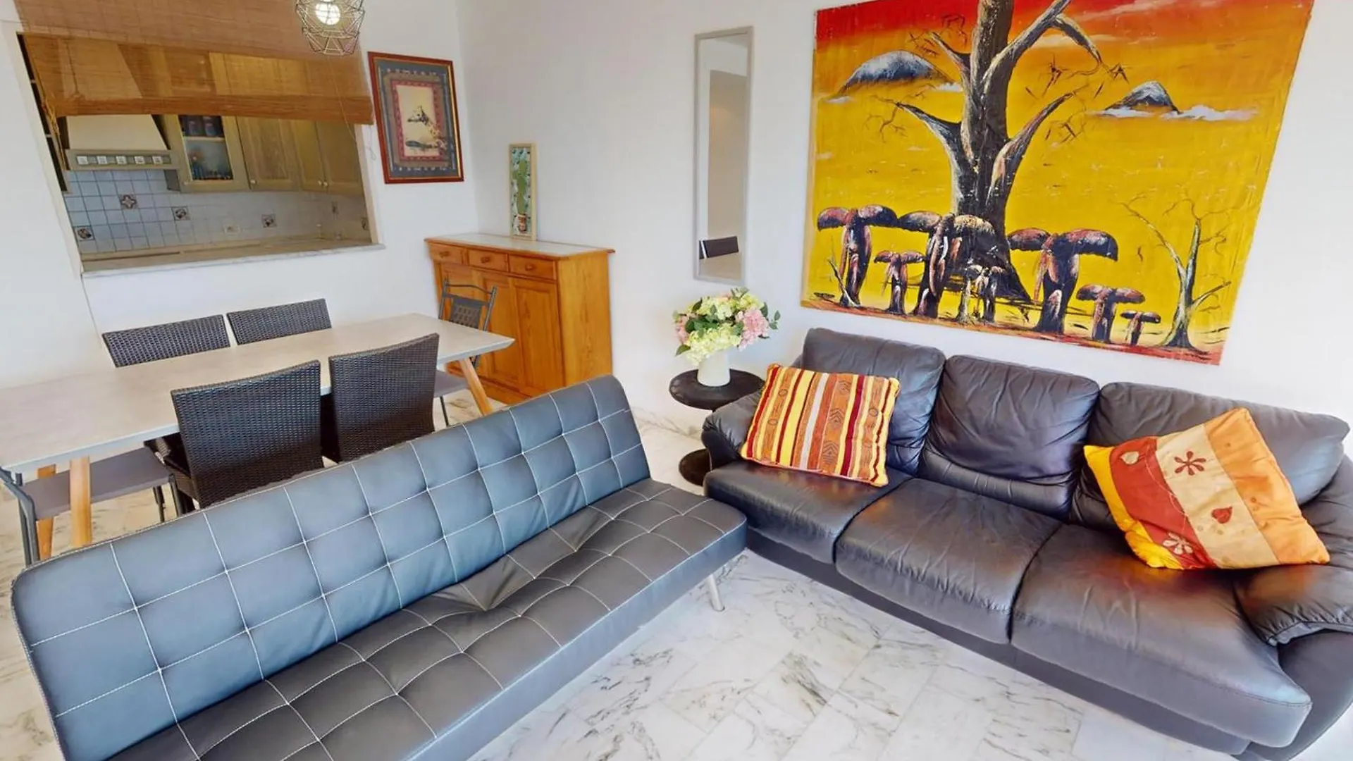 Charmant 3P Climatise En Rez-De-Jardin Avec 2 Terrasses Proche Mer A Menton - Fr-1-196-357